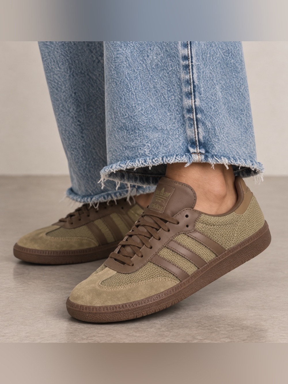 Adidas Originals Samba OG Khaki Brown Gum Sneakers Men’s 8 Women’s 9 NWT